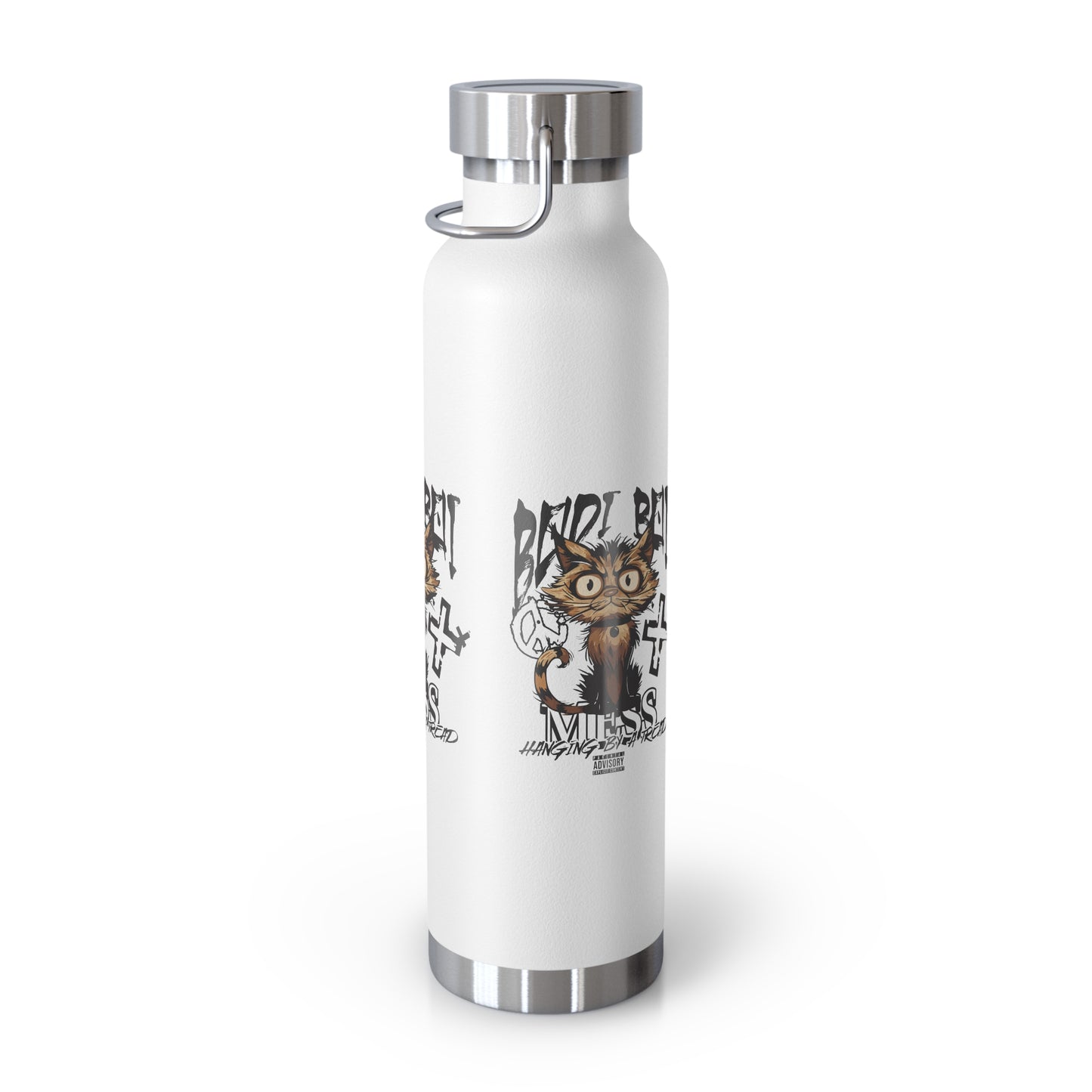 Cute Cat Design Water Bottle, Insulated Copper Flask for Pet Lovers, Fun Gift for Kids, Hydro Bottle for School, Unique Travel Mug, [...]