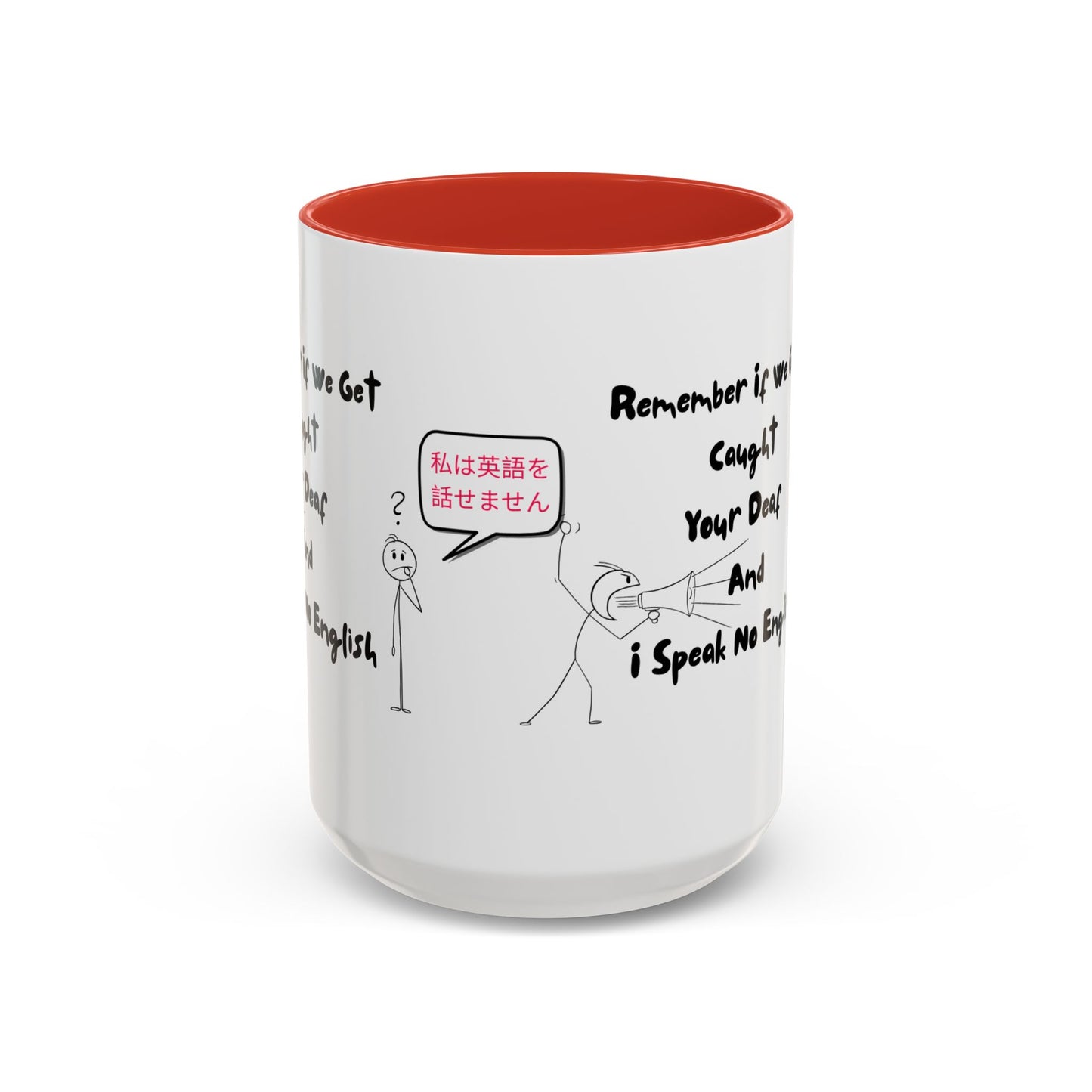 Humorous Accent Coffee Mug, Funny Gift for Language Lovers, Quirky Tea Mug, Cute Coffee Cup, Ideal for Friends, Family, or Students
