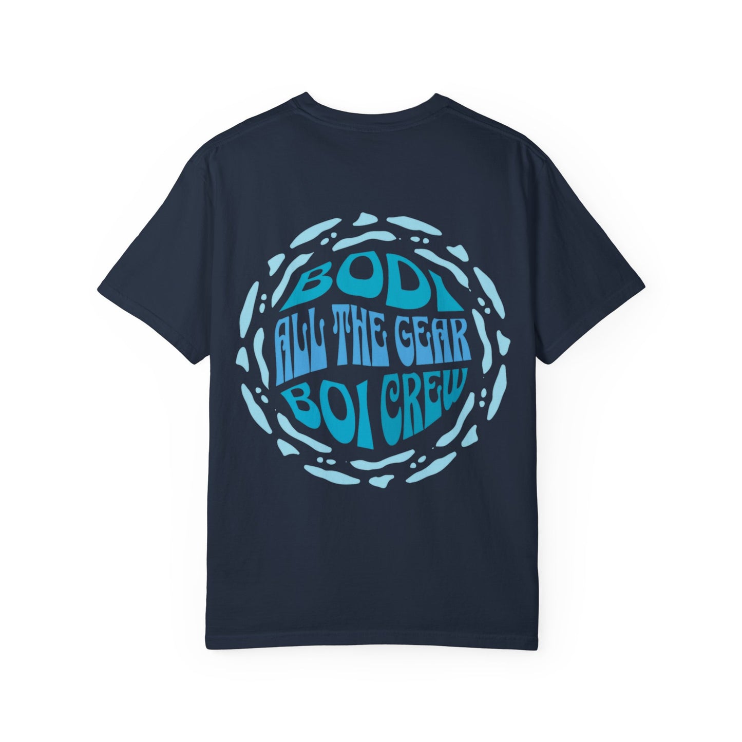 Bodi Gear Crew T-Shirt | Unisex Casual Graphic Tee for Outdoor Adventures, Gift for Him, Retro Style, Summer Vibe, Relaxed Fit