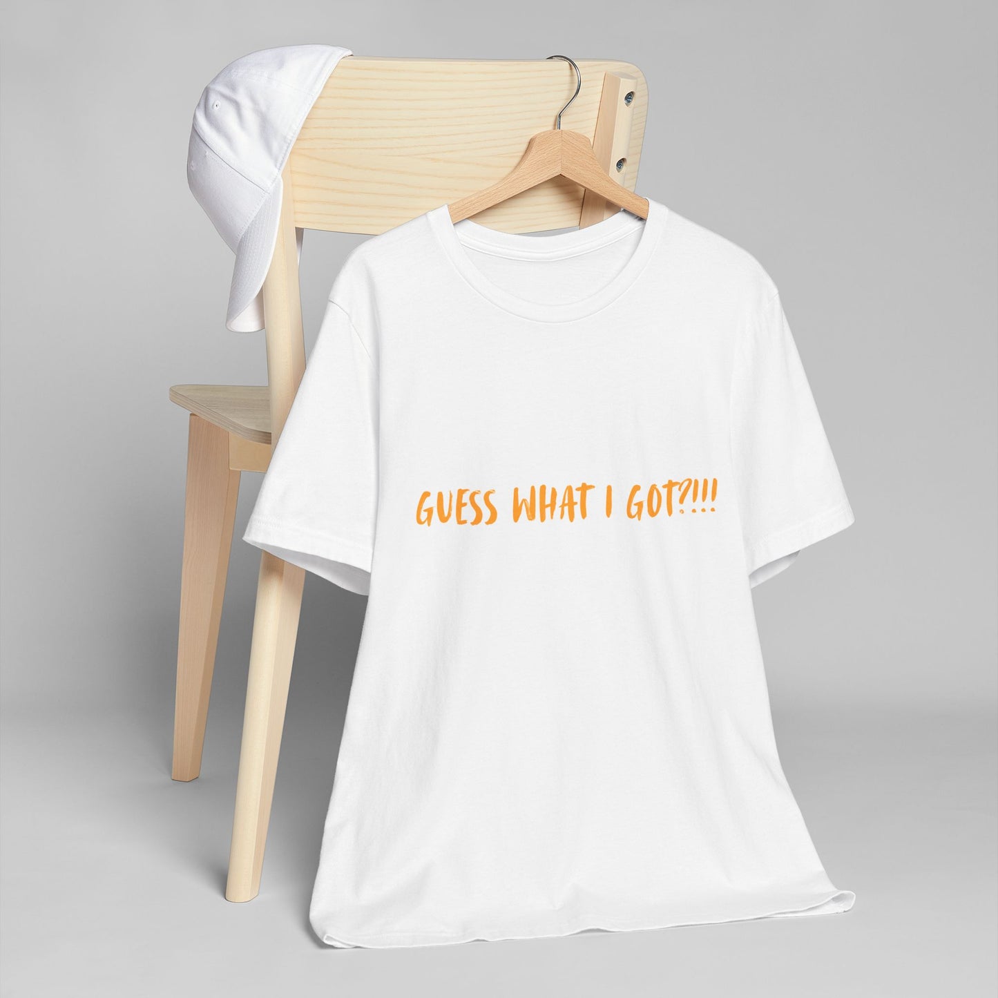 Guess What I Got? Unisex Jersey T-Shirt, Funny Gift Shirt, Humor Tee, Crab Design, Unisex Everyday Wear