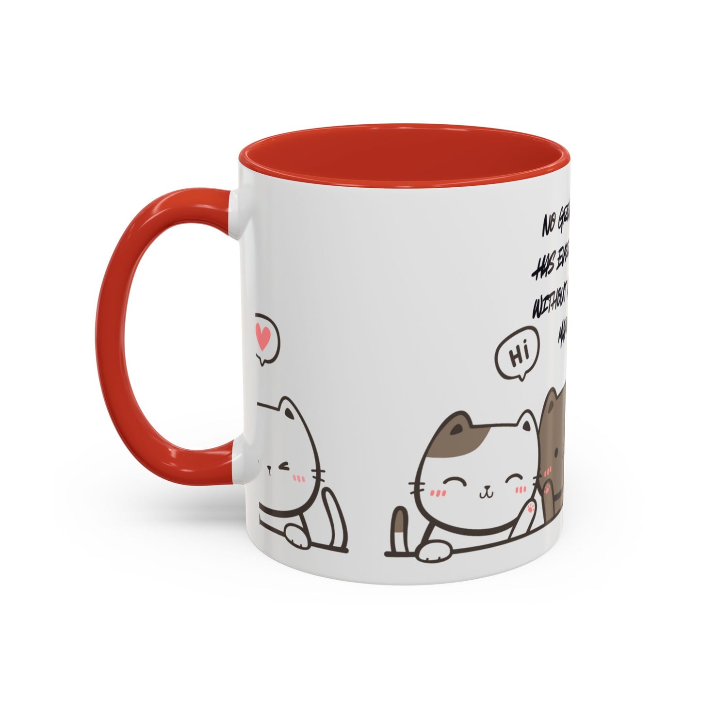 Cute Cat Quote Coffee Mug, Cat Lover Gift, Fun Kitchen Decor, Office Mug, Gift for Cat Moms, Whimsical Cat Theme