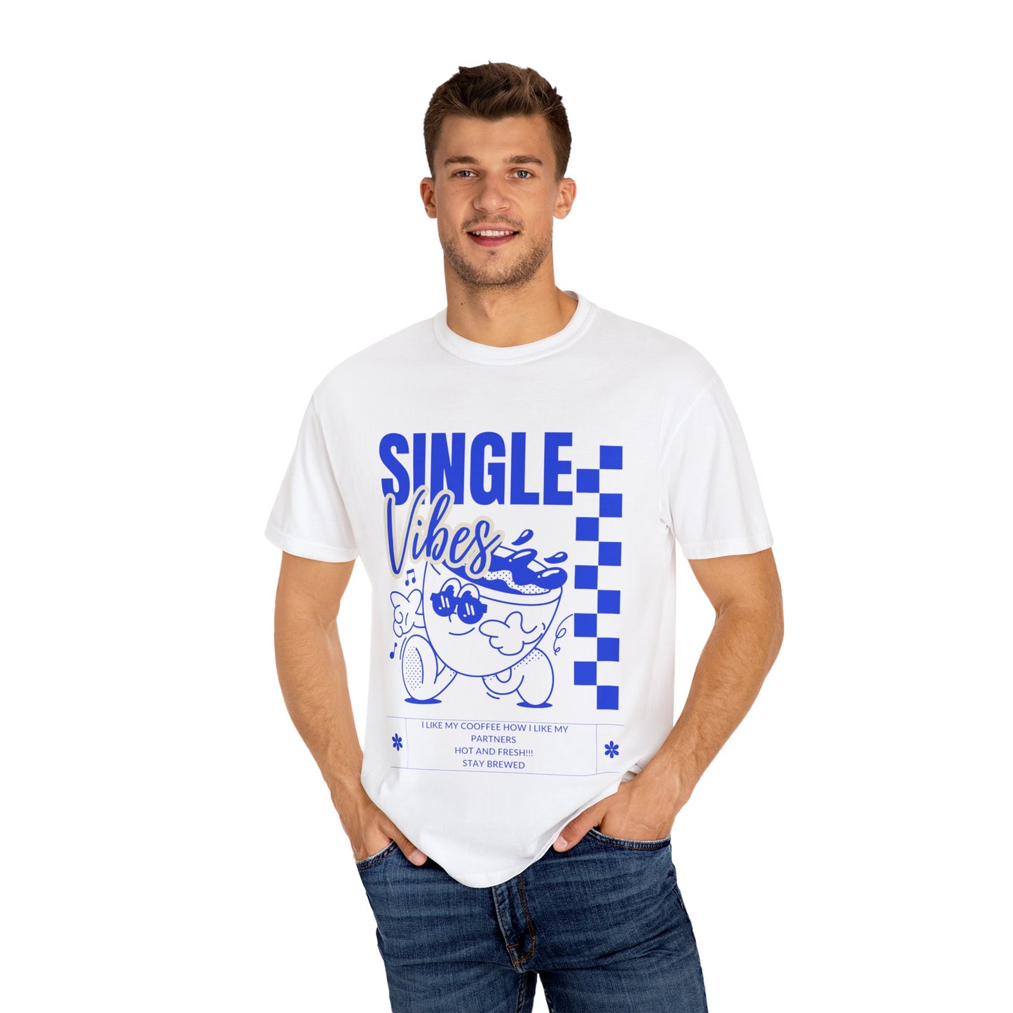 Single Vibes Unisex T-Shirt, Fun Graphic Tee for Casual Wear, Perfect for Singles Awareness Day, Birthday Gift, Summer Hangouts