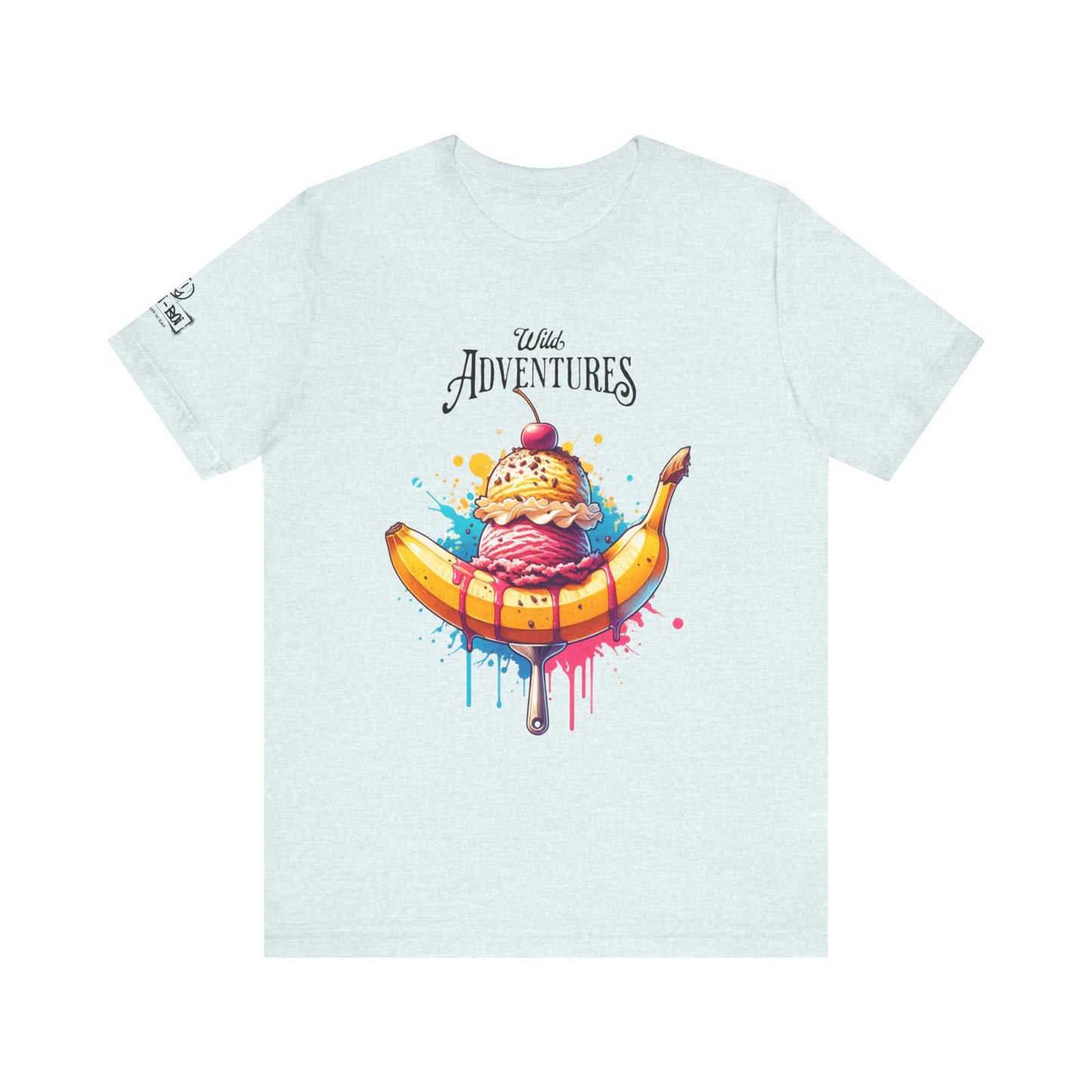 Fun Adventure Banana Split Tee, Ice Cream Lovers T-Shirt, Summer Vibes Shirt, Foodie Gift, Casual Unisex Tee