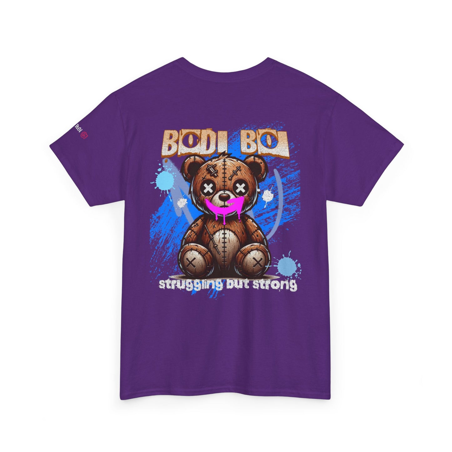 Unisex Heavy Cotton Tee with Playful Bear Design, Cute Graphic Tee for Everyday Wear, Fun Gift for Birthdays, Casual Fashion [...]