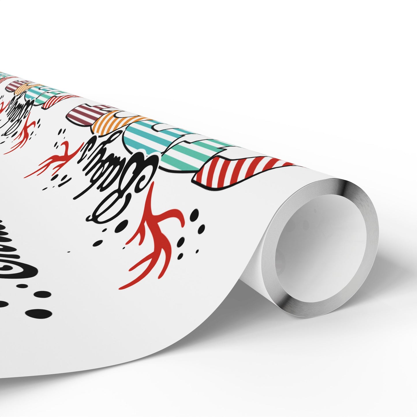 Frist Xmas, Festive Wrapping Paper for Gifts, Christmas, Birthdays, Weddings, Special Occasions