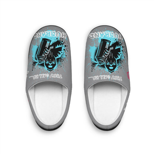 Men's  husband Indoor Slippers with Playful Graphic, Cozy House Shoes for Comfort, Perfect for Relaxing at Home, Unique Gift Idea