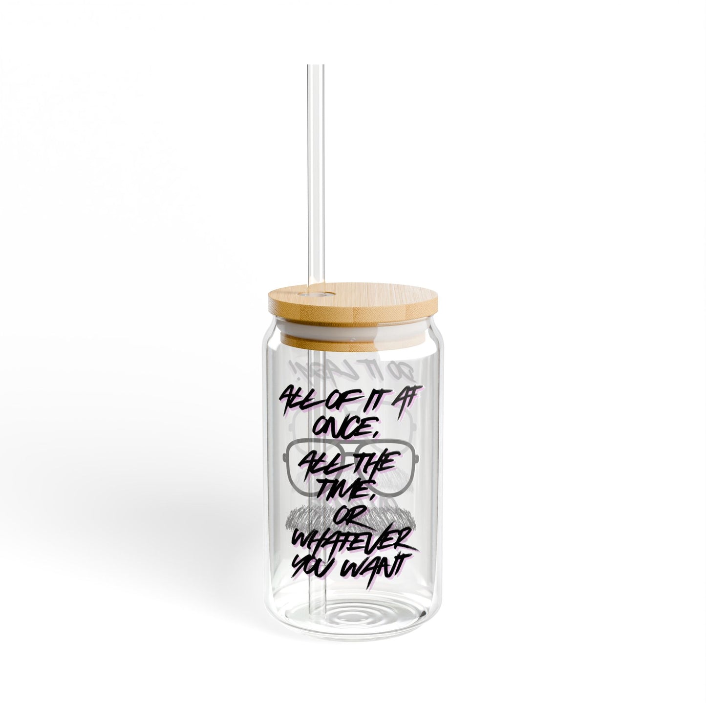 Birthday Sipper Glass, Fun Gift for Celebrations, Reusable Drinkware, Customizable Fun Party Accessory, Unique Birthday Present