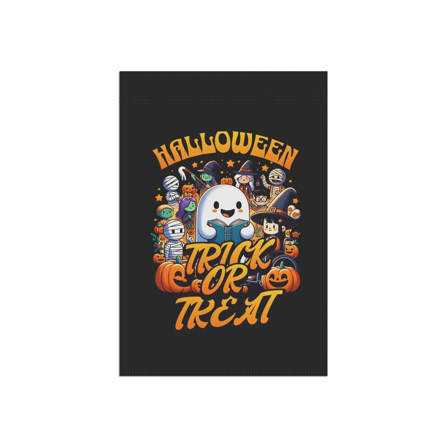 Halloween Garden Banner, Trick or Treat Flag, Autumn Decor, Seasonal Outdoor Decoration, Lawn Sign