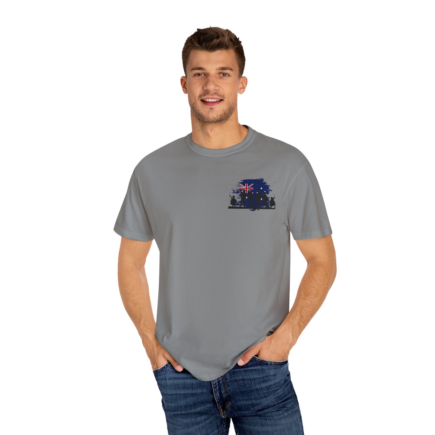 Unisex Garment-Dyed T-Shirt | Australian Diggers Tribute Tee, Military Remembrance Shirt, Heritage Apparel, Veterans Day Gift, Casual [...]