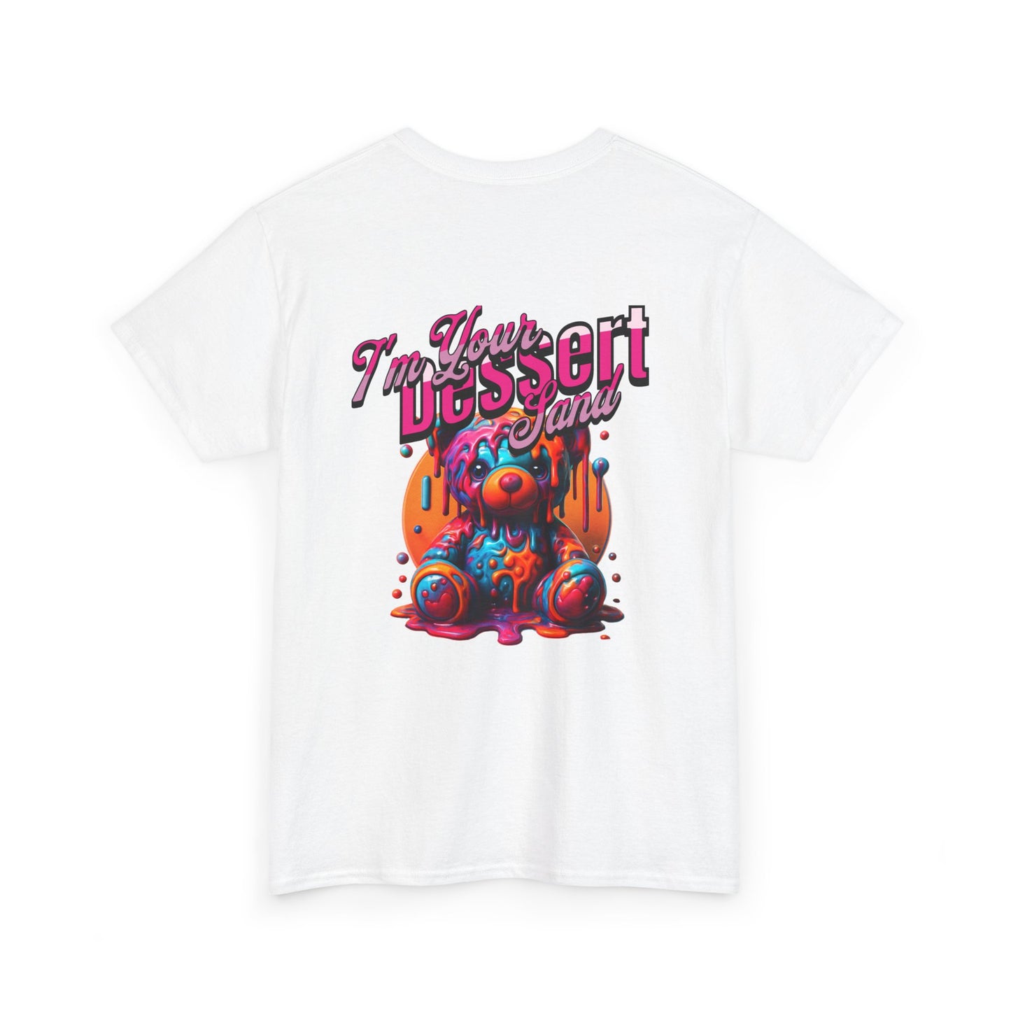 Whimsical Unisex Tee with Dessert Design, Fun Graphic Shirt for Parties, Casual Wear, Gift for Food Lovers, Cute Apparel
