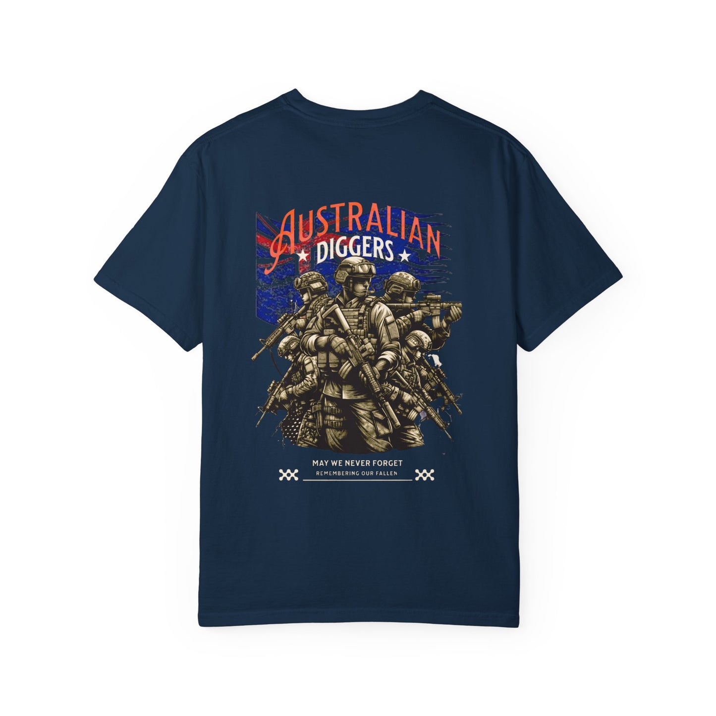Unisex Garment-Dyed T-Shirt | Australian Diggers Tribute Tee, Military Remembrance Shirt, Heritage Apparel, Veterans Day Gift, Casual [...]