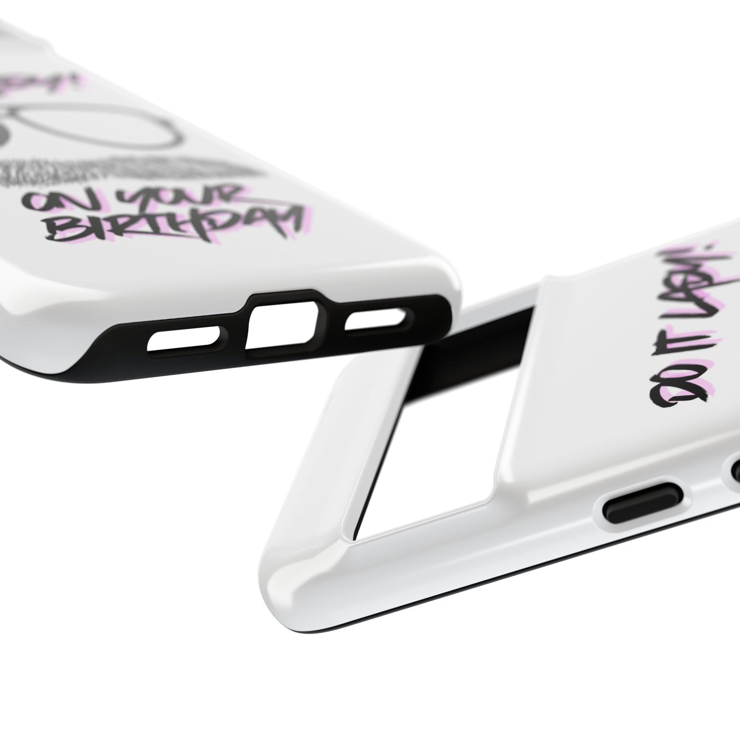 Birthday Phone Case with Funny Quote, Tough Cases for Gift, Unique Birthday Present, Humorous Accessory