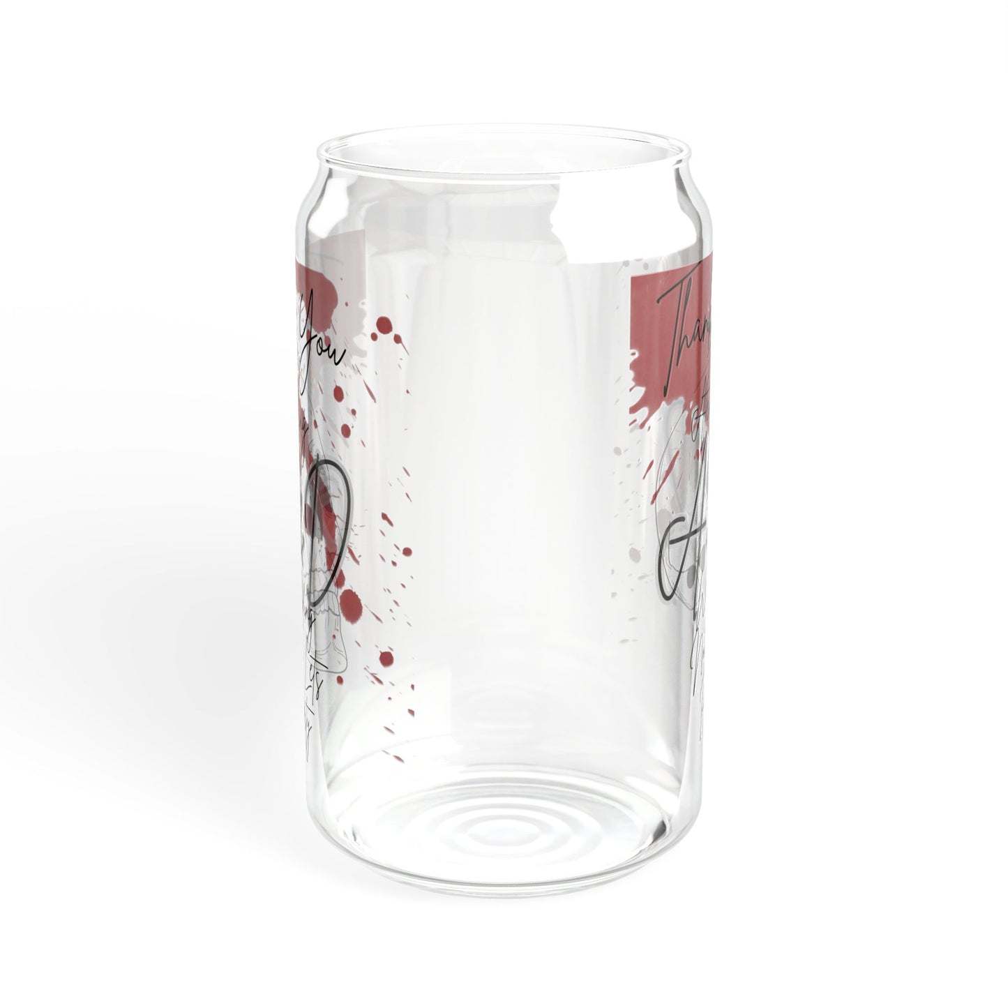 Elegant Sipper Glass, 16oz | Perfect for Parties, Gifts, Home Decor, Unique Drinkware, Thank You Favors