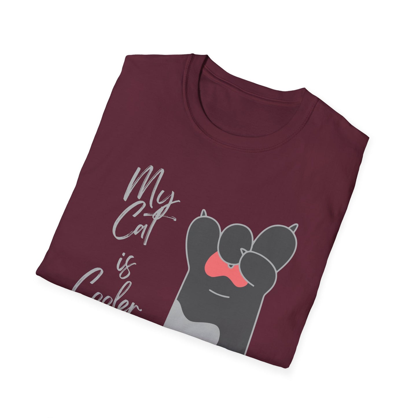 Cat Lover my cat is cooler Unisex T-Shirt: My Cat is Cooler Than Yours, Gift for Pet Lovers, Funny Cat Tee, Animal Lover Apparel, Birthday Gift