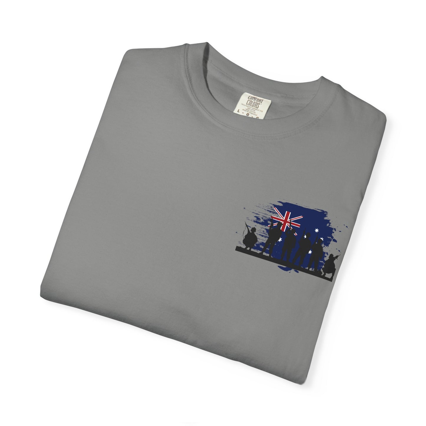 Unisex Garment-Dyed T-Shirt | Australian Diggers Tribute Tee, Military Remembrance Shirt, Heritage Apparel, Veterans Day Gift, Casual [...]