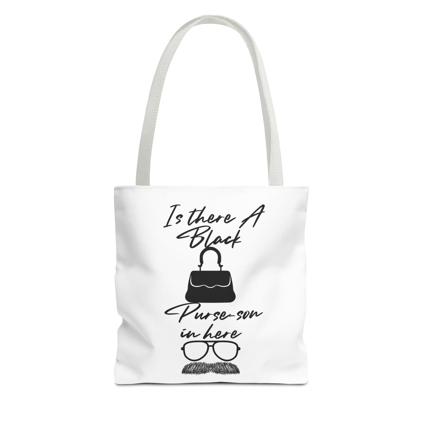 Black Purse-son Tote Bag, Funny Tote for Men and Women, Gift for Friends, Casual Bag, Shopping Tote, Perfect for Birthdays and Celebrations