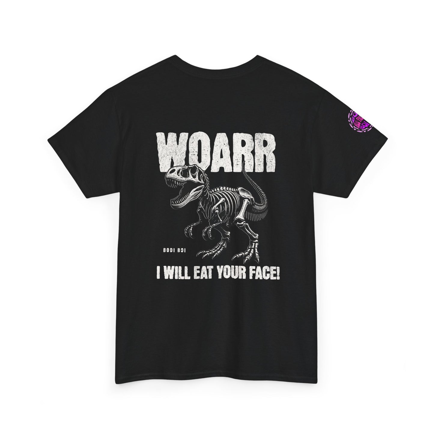 Cool Unisex Heavy Cotton Tee - Dinosaur Graphic Tee, Perfect Gift for Kids and Adults, Funny Tee for Birthdays, Halloween, Casual Wear
