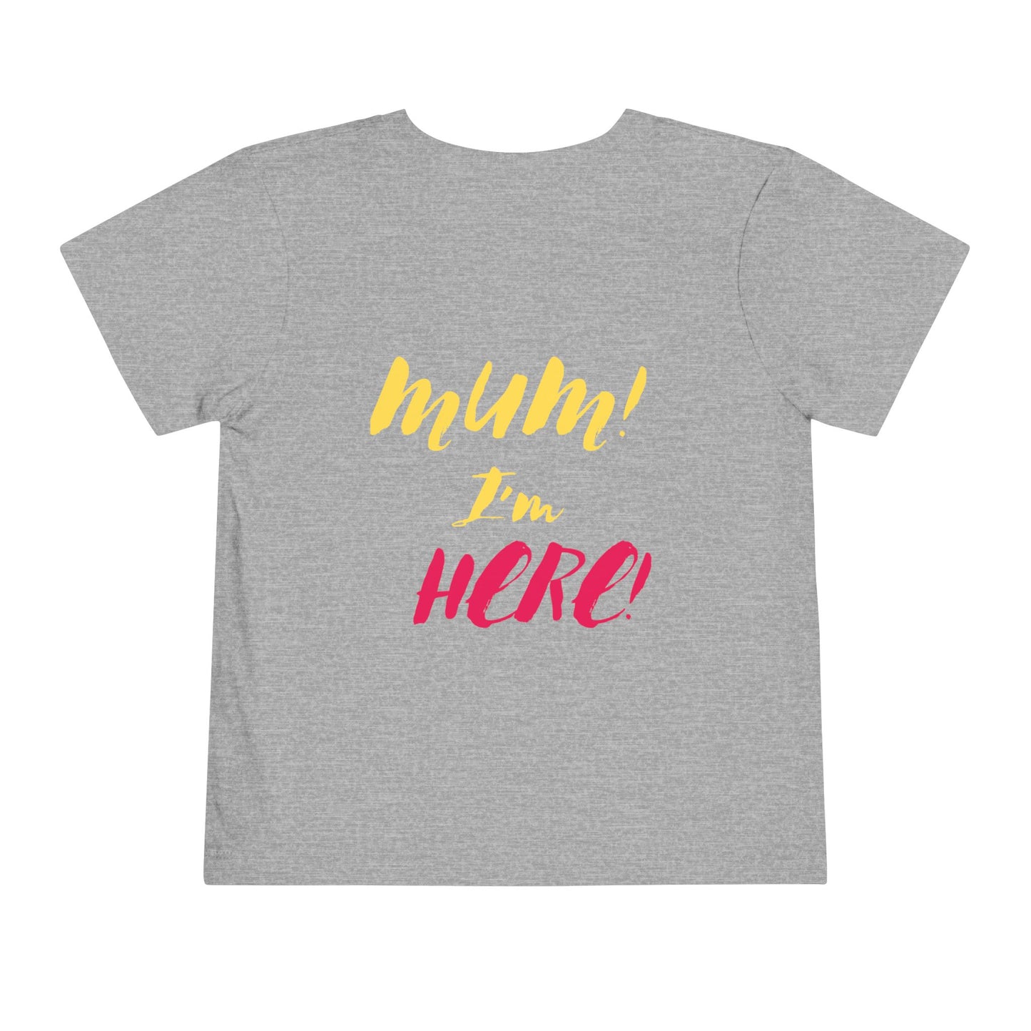 Toddler mum I'm here  Short Sleeve Tee - Cute Ice Cream and Playful 'Mum! I'm Here!' Design, Summer Outfits, Birthday Gift, Kids Clothing, Baby [...]
