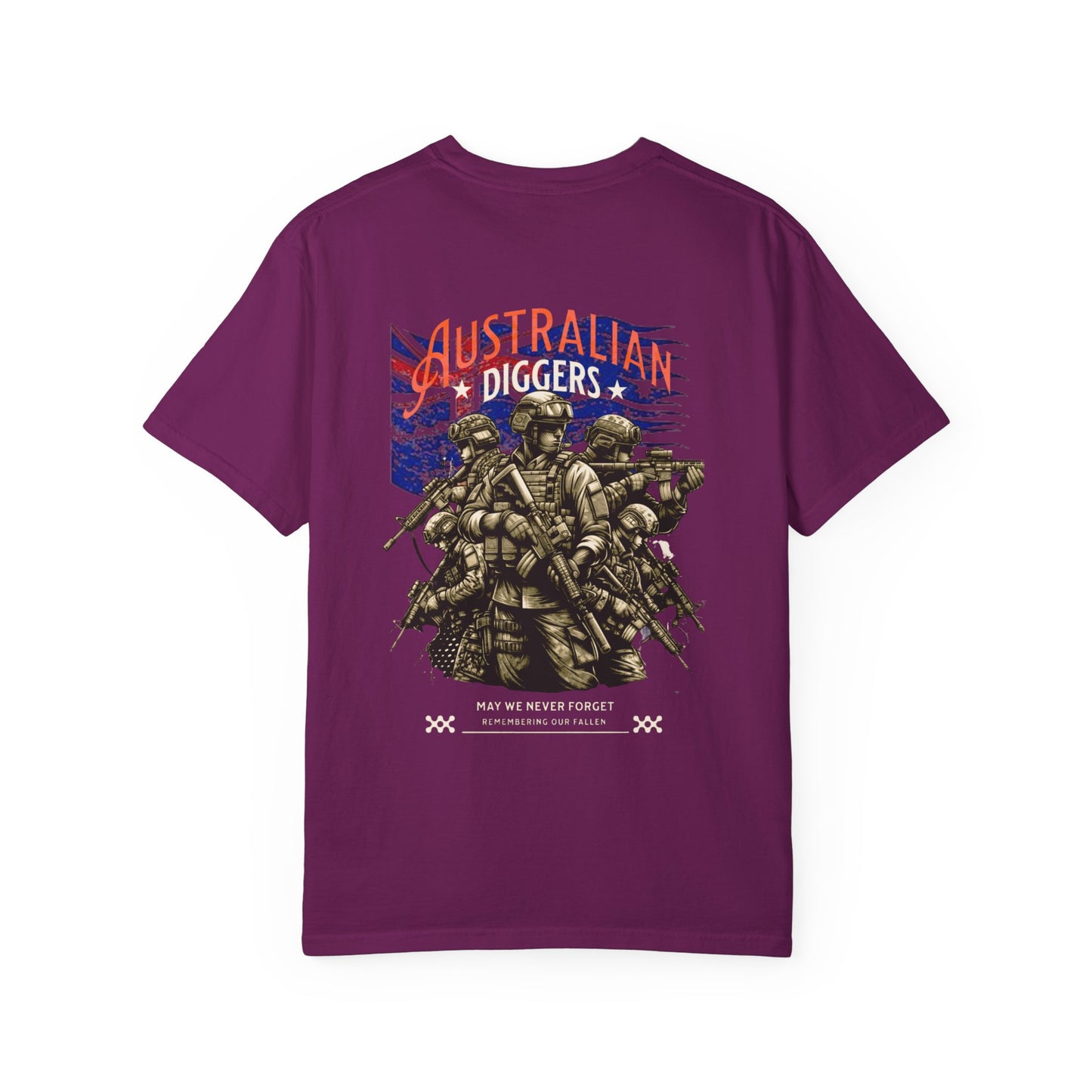 Unisex Garment-Dyed T-Shirt | Australian Diggers Tribute Tee, Military Remembrance Shirt, Heritage Apparel, Veterans Day Gift, Casual [...]