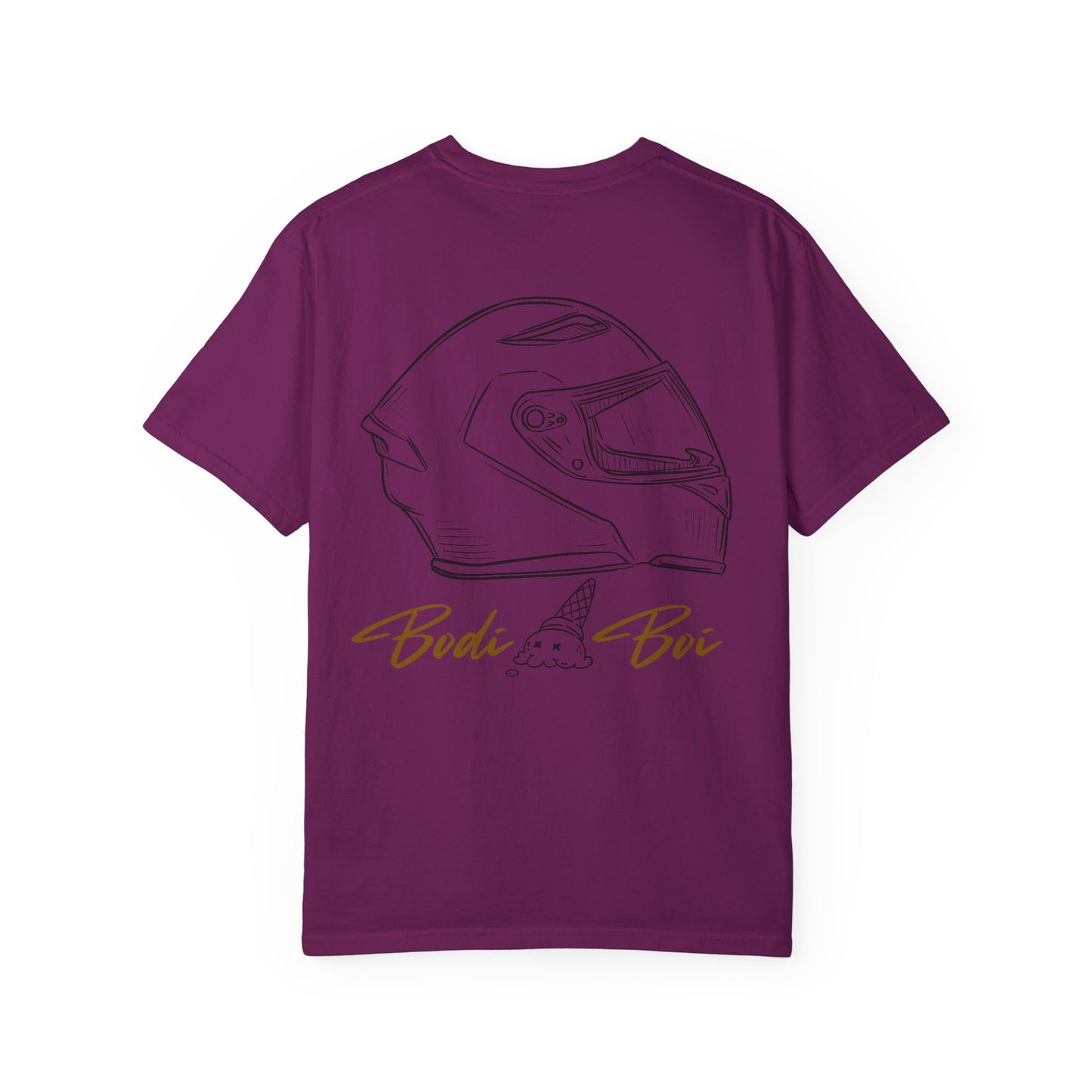 Cool Ice Cream & Helmet Graphic T-Shirt, Unisex Casual Tee, Gift for Ice Cream Lovers, Summer Vibes, Streetwear Fashion