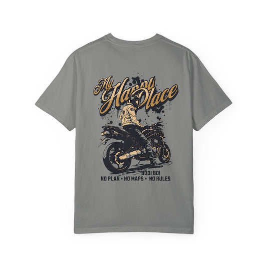 Unisex Graphic T-Shirt - Vintage Motorcycle Vibe, All These Vibes Tee, Cool Casual Wear, Perfect for Summer, Gift for Bike Lovers