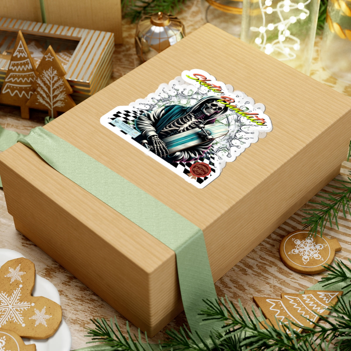 Skate Bandit Stickers, Cool Skateboard Stickers, Edgy Art for Teens, Unique Gift for Skaters, Halloween Decor, Laptop Decals