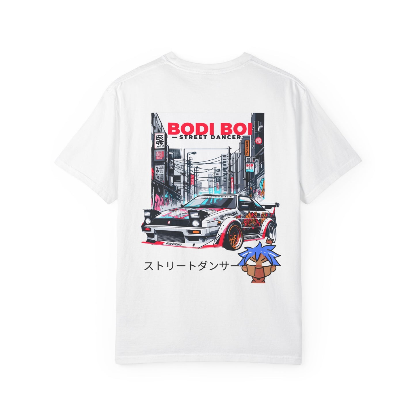 Bodi boi Street-Inspired Unisex T-Shirt for Dance and Car Enthusiasts