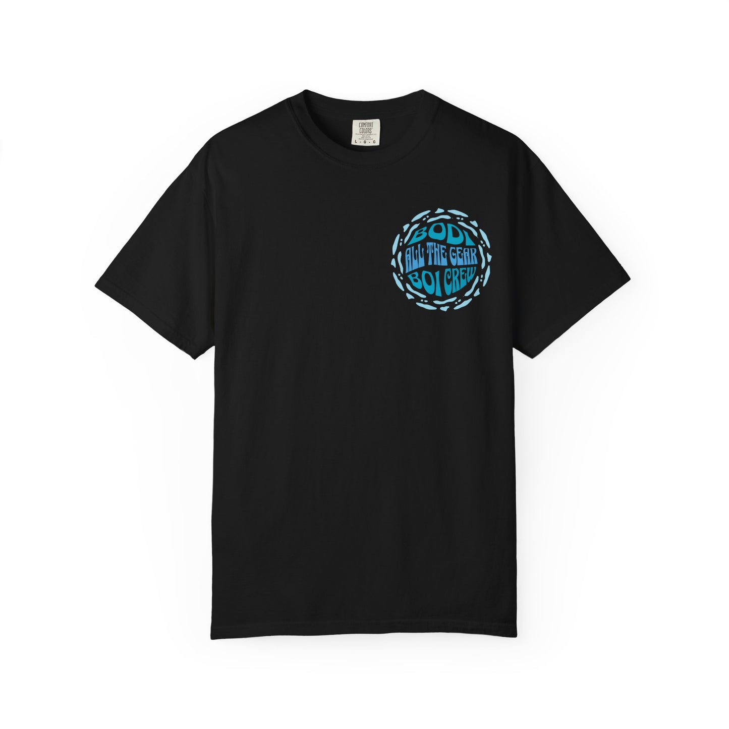 Bodi Gear Crew T-Shirt | Unisex Casual Graphic Tee for Outdoor Adventures, Gift for Him, Retro Style, Summer Vibe, Relaxed Fit