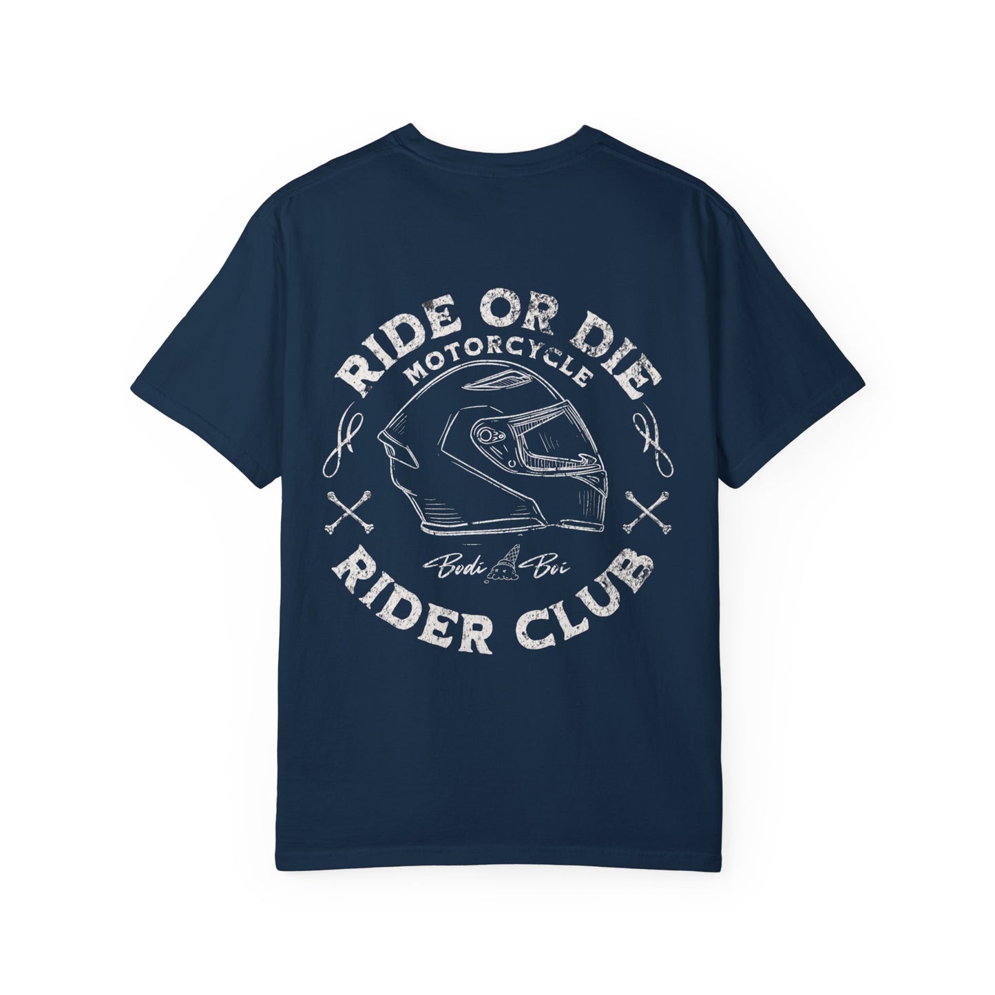 Motorcycle Club T-Shirt | Unisex Garment-Dyed Tee | Cool Rider Style, Casual Wear, Gift for Biker Enthusiasts, Men & Women