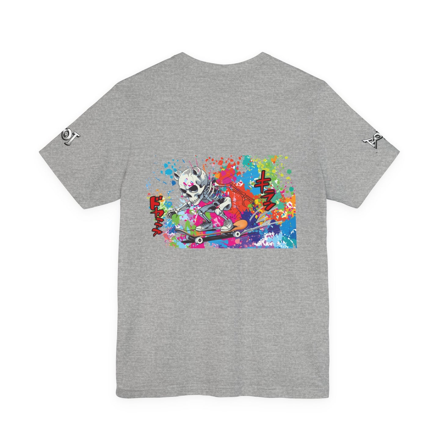 Colorful Skateboarding Art Unisex Tee, Trendy Graphic T-Shirt, Skate Culture Apparel, Fun Streetwear Gift, Summer Festival Shirt, [...]