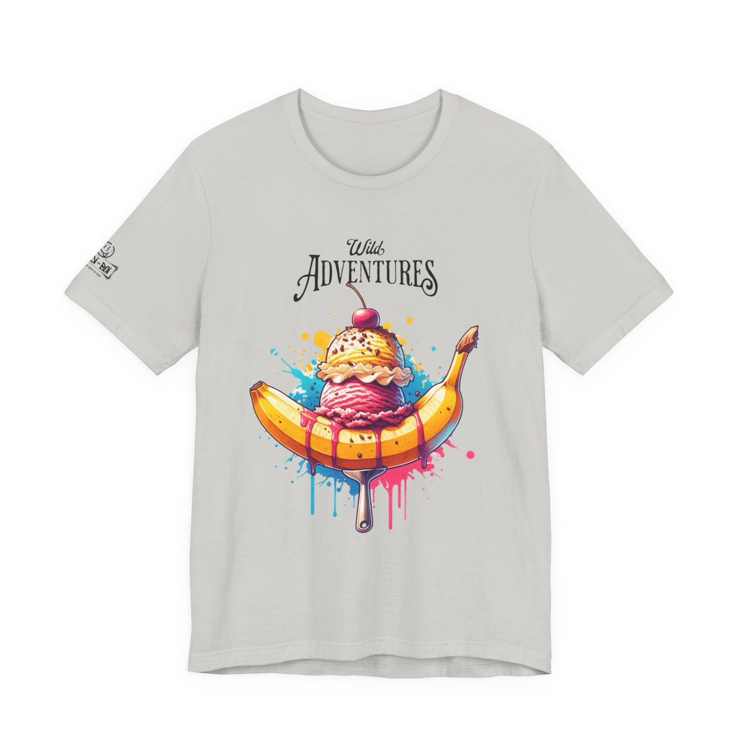 Fun Adventure Banana Split Tee, Ice Cream Lovers T-Shirt, Summer Vibes Shirt, Foodie Gift, Casual Unisex Tee