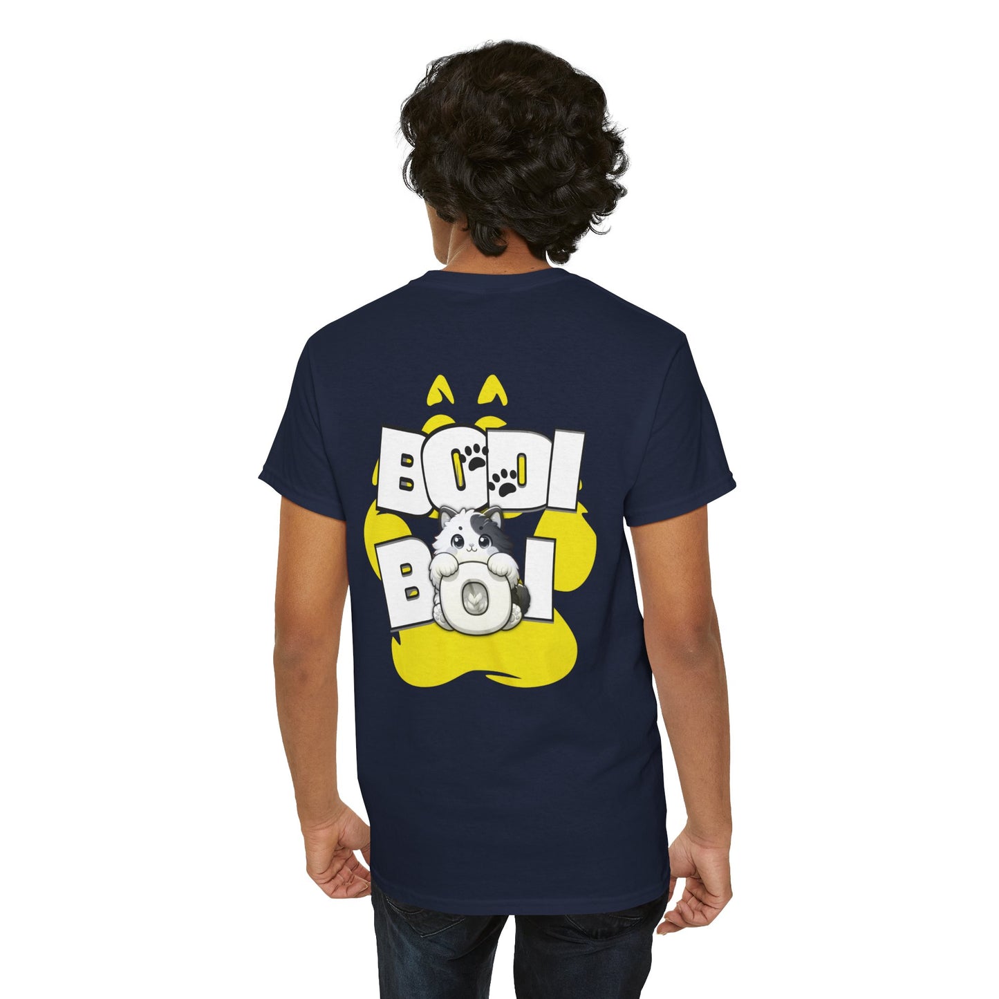 Boo Boi Unisex Heavy Cotton Tee | Cute Animal Graphic Shirt, Casual Wear, Gift for Pet Lovers, Fun T-Shirt, Unique Design