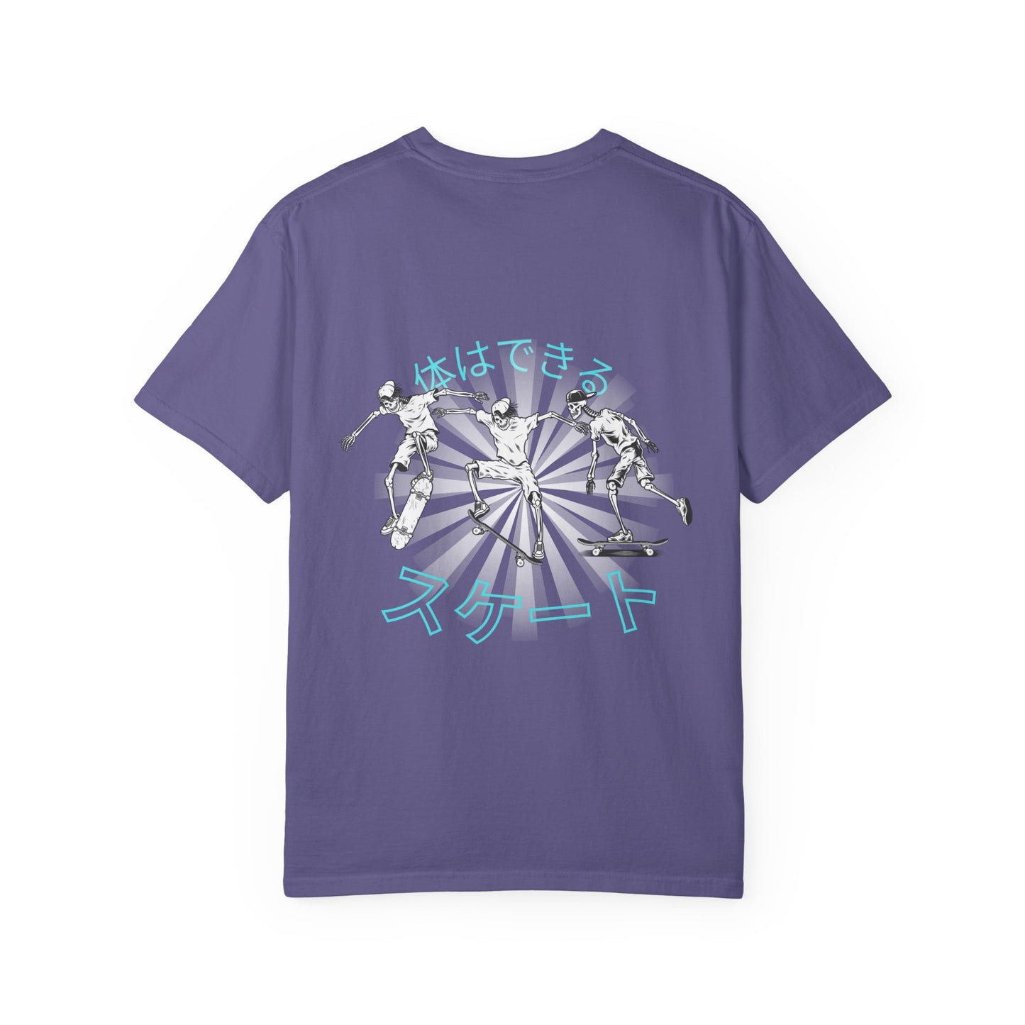 Japanese Skateboarding Design T-Shirt, Unisex Graphic Tee, Casual Streetwear, Gift for Skaters, Trendy Graphic T-Shirt, Funny Skate Shirt