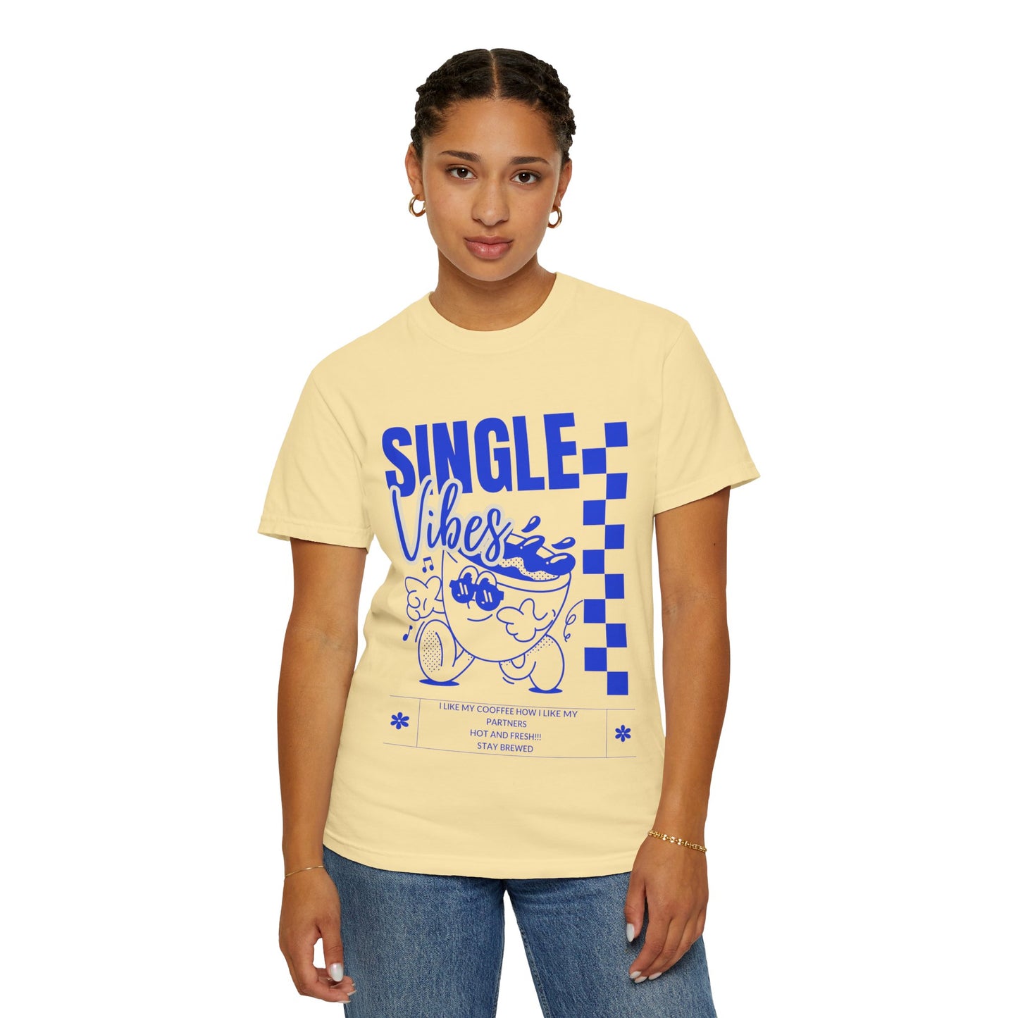 Single Vibes Unisex T-Shirt, Fun Graphic Tee for Casual Wear, Perfect for Singles Awareness Day, Birthday Gift, Summer Hangouts