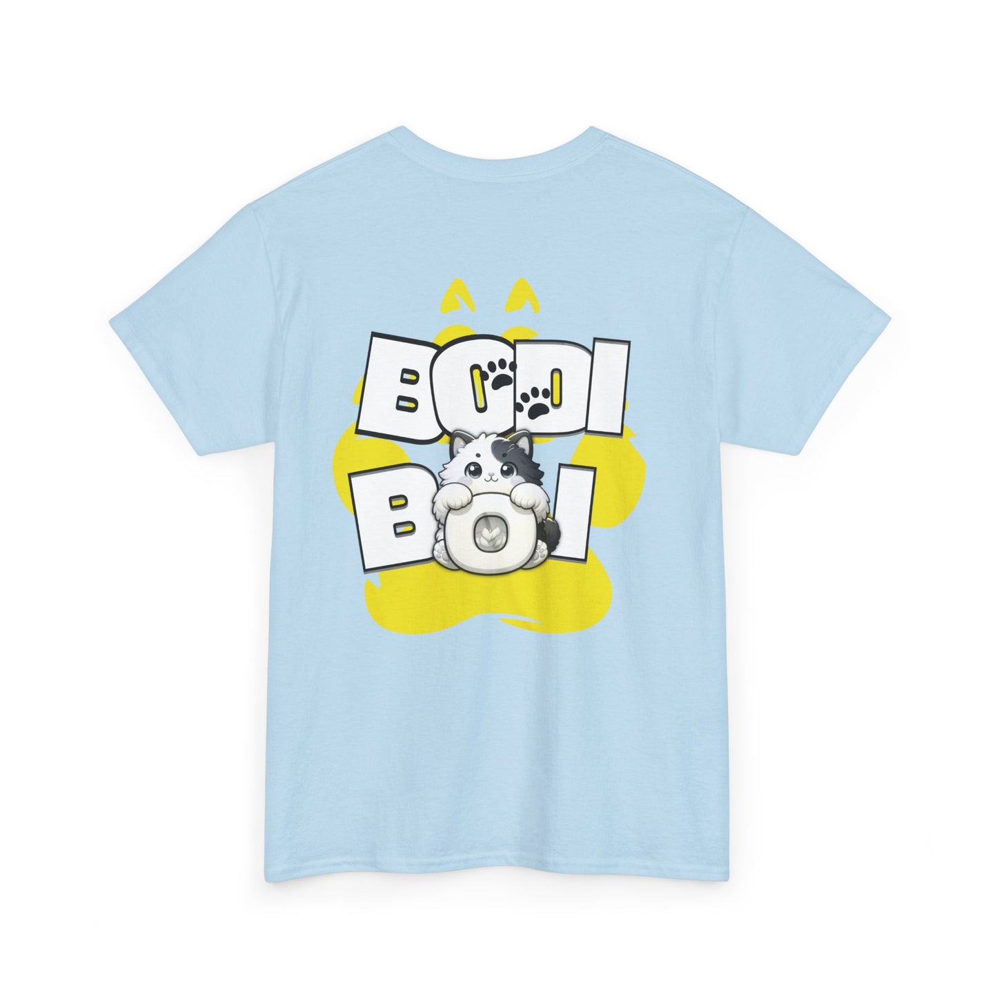 Boo Boi Unisex Heavy Cotton Tee | Cute Animal Graphic Shirt, Casual Wear, Gift for Pet Lovers, Fun T-Shirt, Unique Design