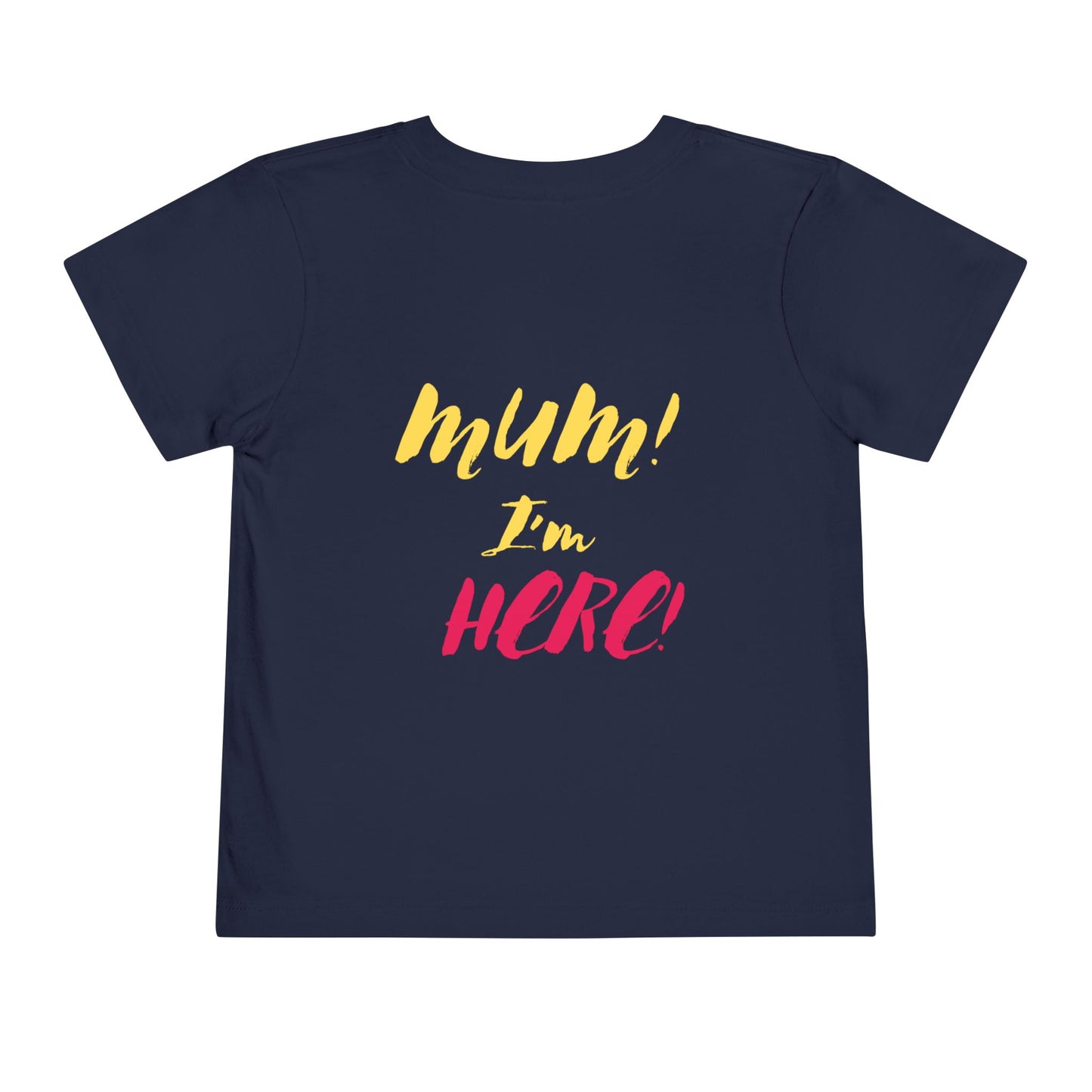 Toddler Short Sleeve Tee with Train and Mum slogans | Fun Kids T-Shirt for Playtime, Birthdays, Baby Showers, and Everyday Wear