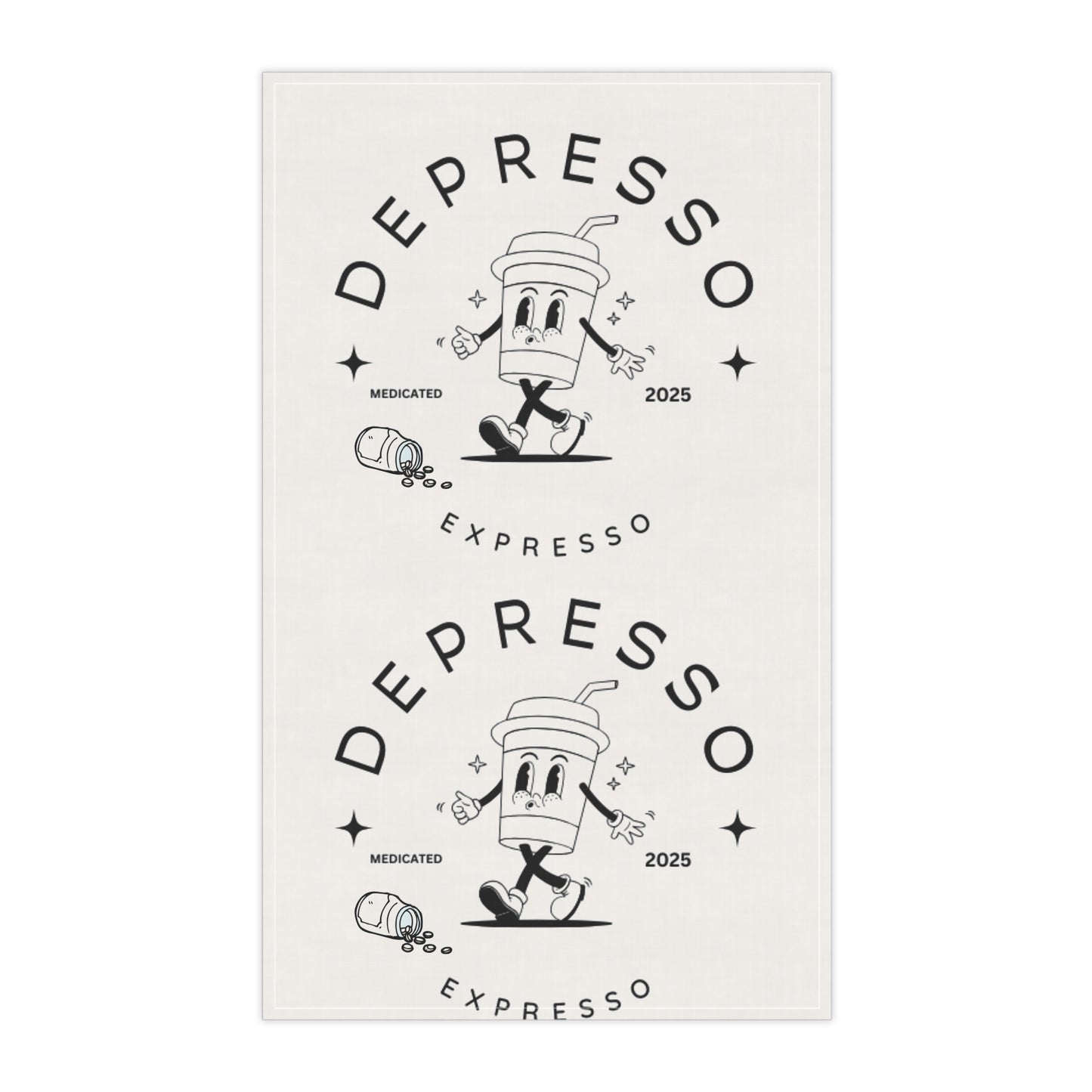 Coffee Lover's Tea Towels, Fun Kitchen Decor, Unique Gift for Baristas, Home Brewing Accessories, Funny Gift for Espresso Enthusiasts