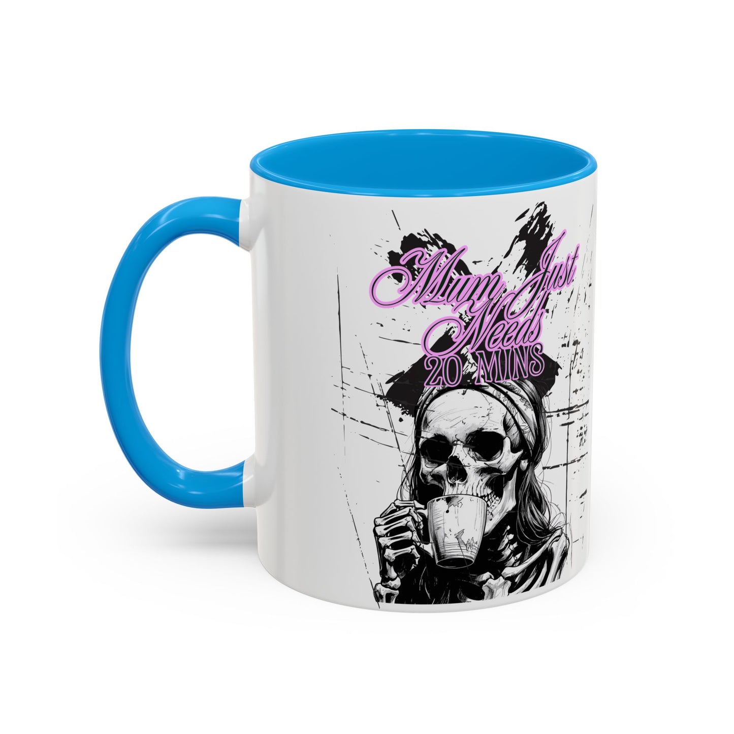 Mum Just Needs 20 min | Perfect for Coffee Lovers, Halloween Decor, Gift for Her, Unique Homeware, Fun Office Mug