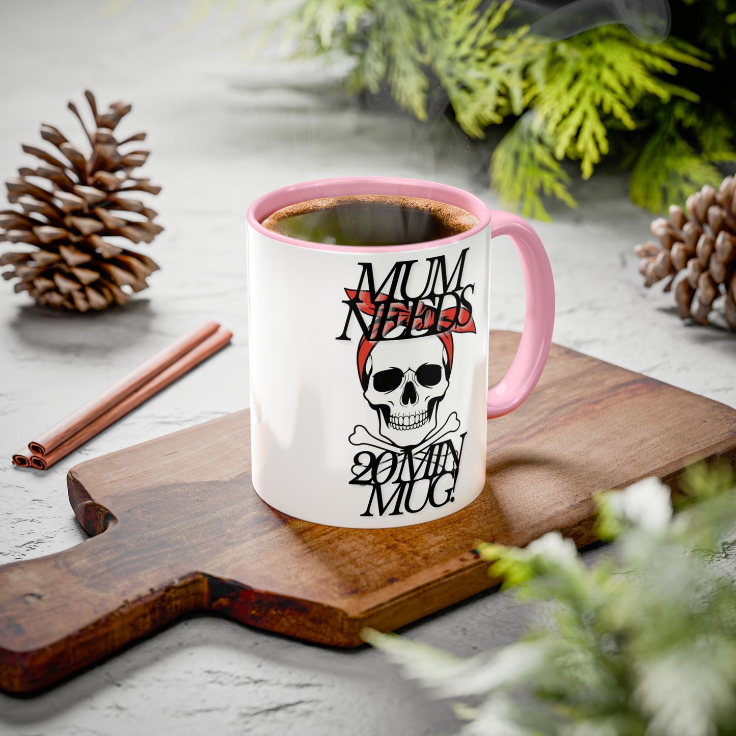 Pirate-Themed Coffee Mug, Fun Gift for Moms, 11oz and 15oz Sizes, Perfect for Birthdays, Mother's Day, and Holidays, Unique Kitchen Decor