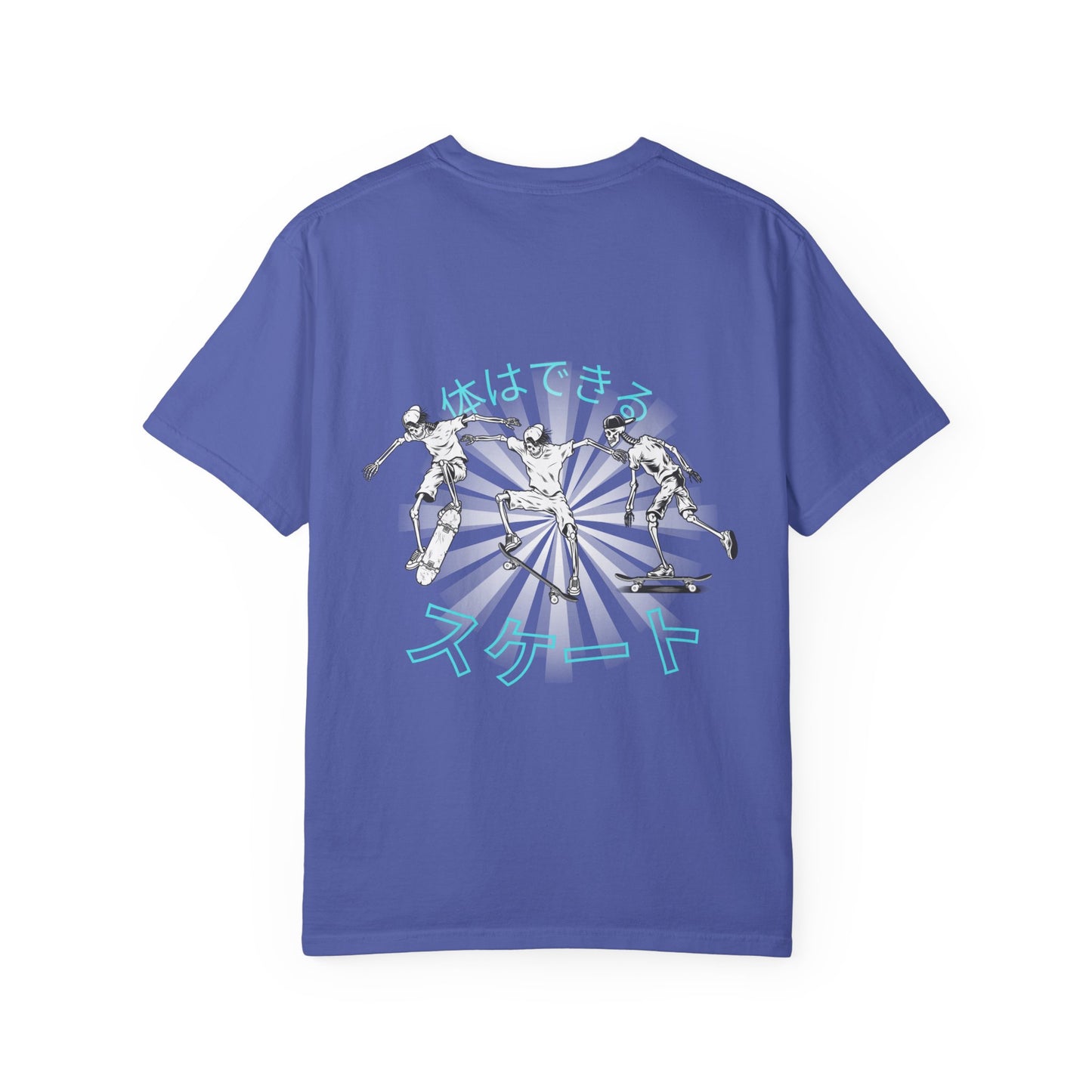 Japanese Skateboarding Design T-Shirt, Unisex Graphic Tee, Casual Streetwear, Gift for Skaters, Trendy Graphic T-Shirt, Funny Skate Shirt