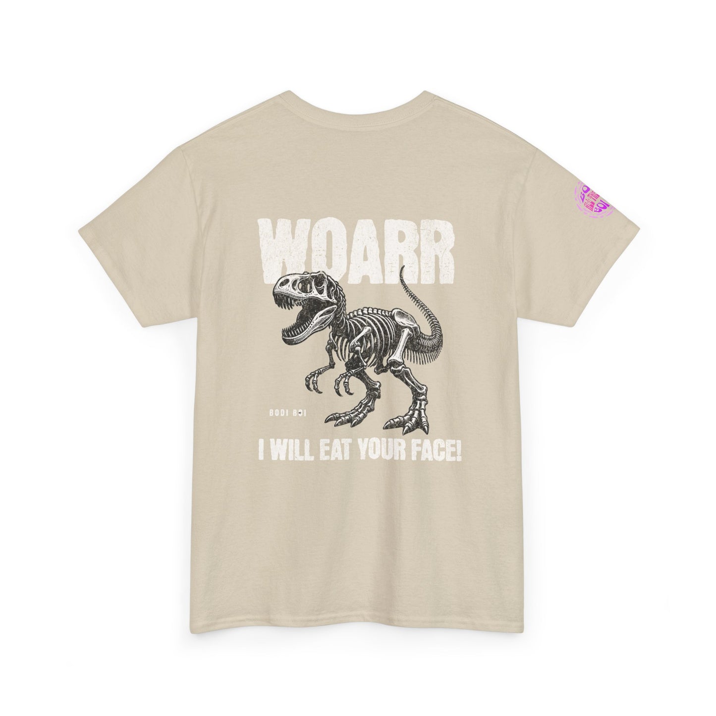 Cool Unisex Heavy Cotton Tee - Dinosaur Graphic Tee, Perfect Gift for Kids and Adults, Funny Tee for Birthdays, Halloween, Casual Wear
