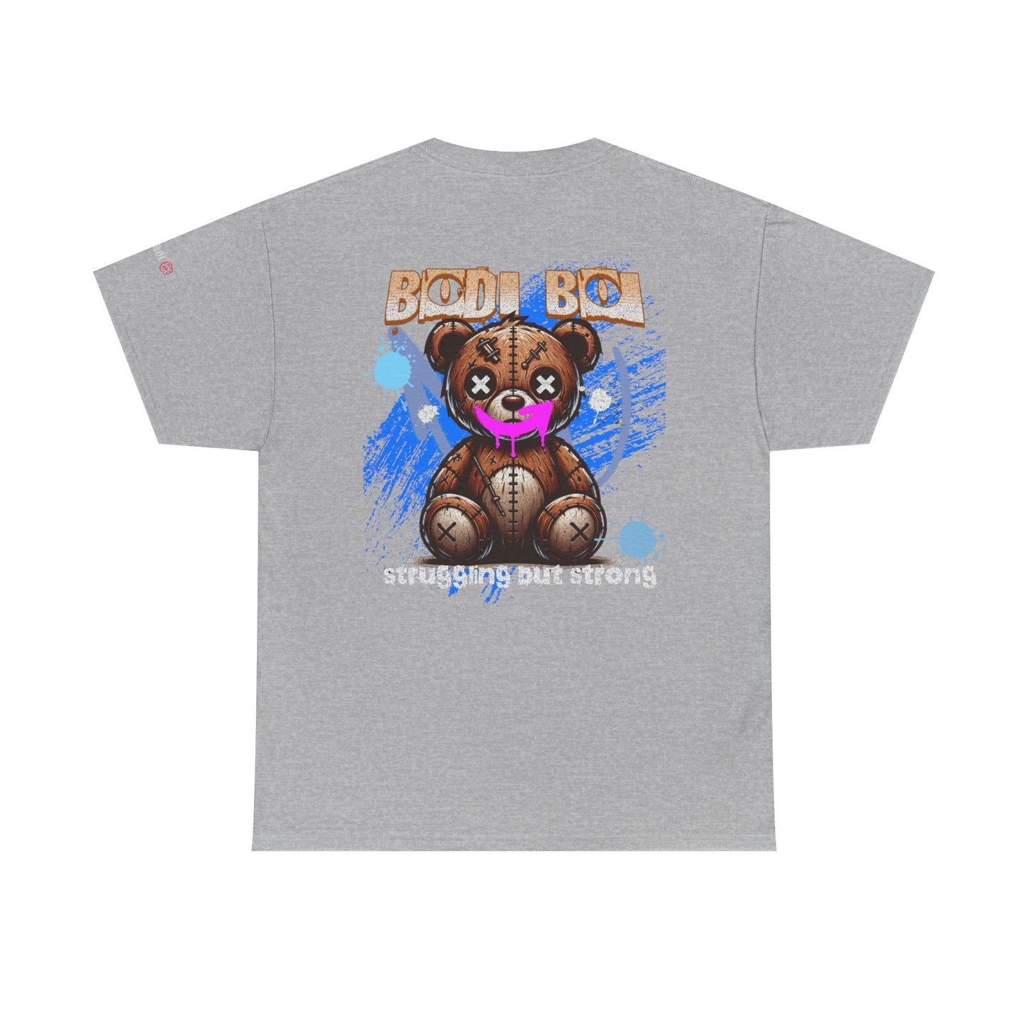 Unisex Heavy Cotton Tee with Playful Bear Design, Cute Graphic Tee for Everyday Wear, Fun Gift for Birthdays, Casual Fashion [...]