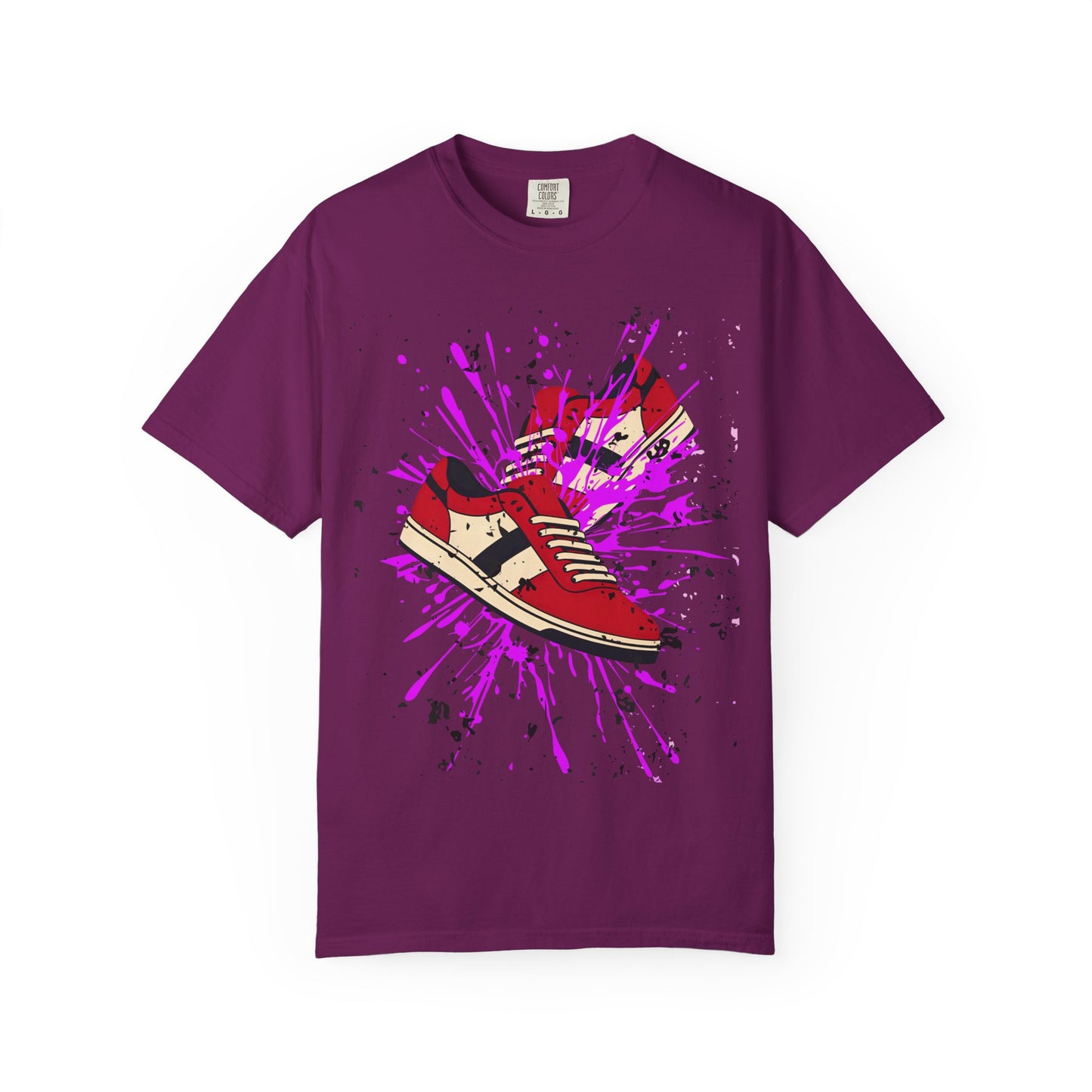 Sneaker Splash Unisex T-Shirt | Vibrant Graphic Tee | Streetwear Style | Perfect for Gift Giving | Hip-Hop Fashion | Casual Wear
