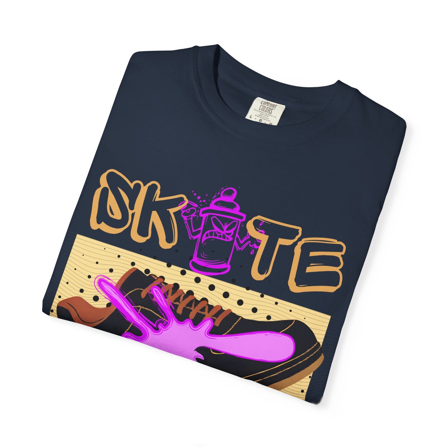 Unisex Skate-Inspired T-Shirt, Streetwear Tee, Graphic Apparel, Casual Wear, Gift for Skaters, Urban Style Shirt