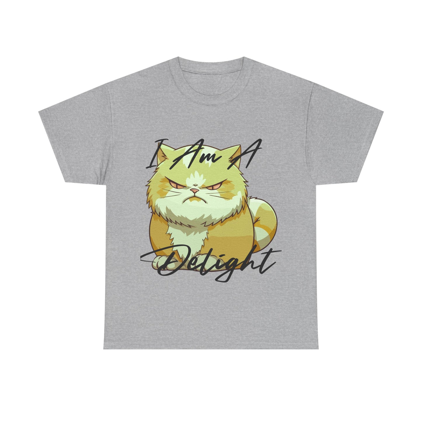 Funny Cat I'm a delight T-Shirt for Animal Lovers, Comfortable Cotton Tee, Gift for Cat Owners, Perfect for Casual Wear, I Am A Delight Tee, Gift [...]