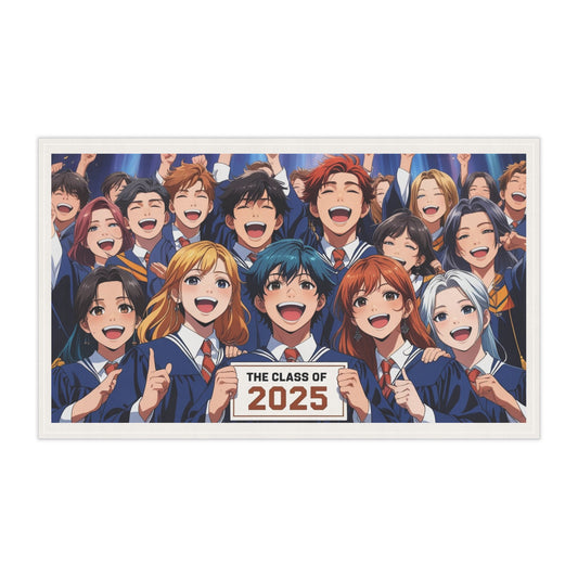 Class of 2025 Tea Towels | Graduation Kitchen Decor, College Gifts, Home Essentials, Fun Cooking Towels, Anime Style