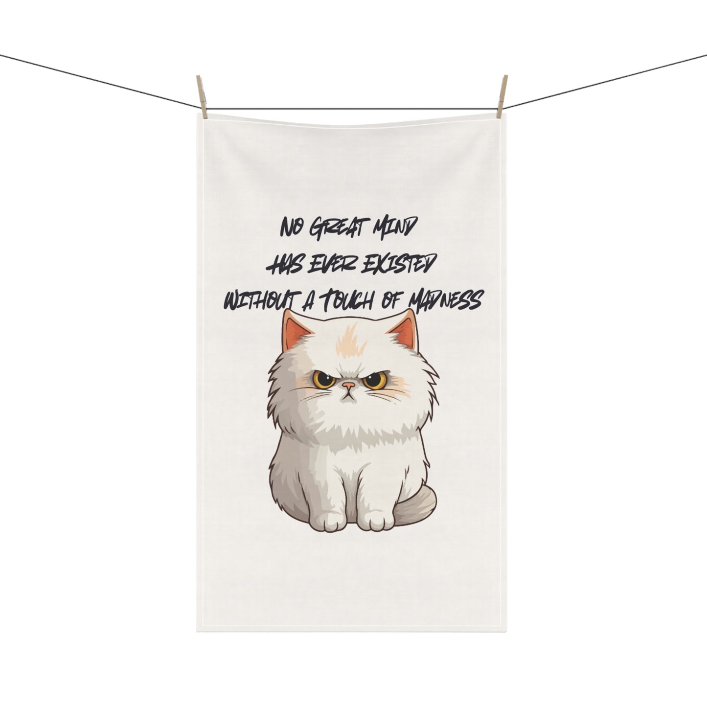 Whimsical Cat Quote Tea Towels, Kitchen Decor, Gift for Cat Lovers, Unique Home Accessories, Funny Gift for Pet Owners
