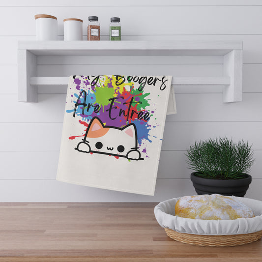 Fun Cat-Themed Tea Towels, Colorful Kitchen Decor, Pet Lover Gift, Whimsical Home Accessories, Cute Cooking Towels, Gift for Cat Owners