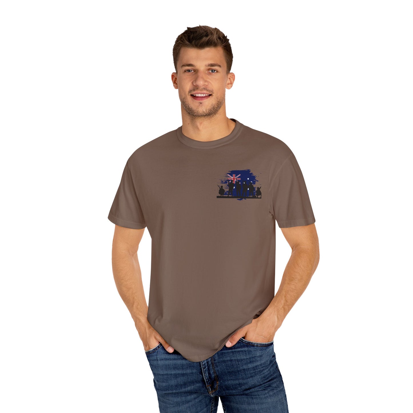 Unisex Garment-Dyed T-Shirt | Australian Diggers Tribute Tee, Military Remembrance Shirt, Heritage Apparel, Veterans Day Gift, Casual [...]