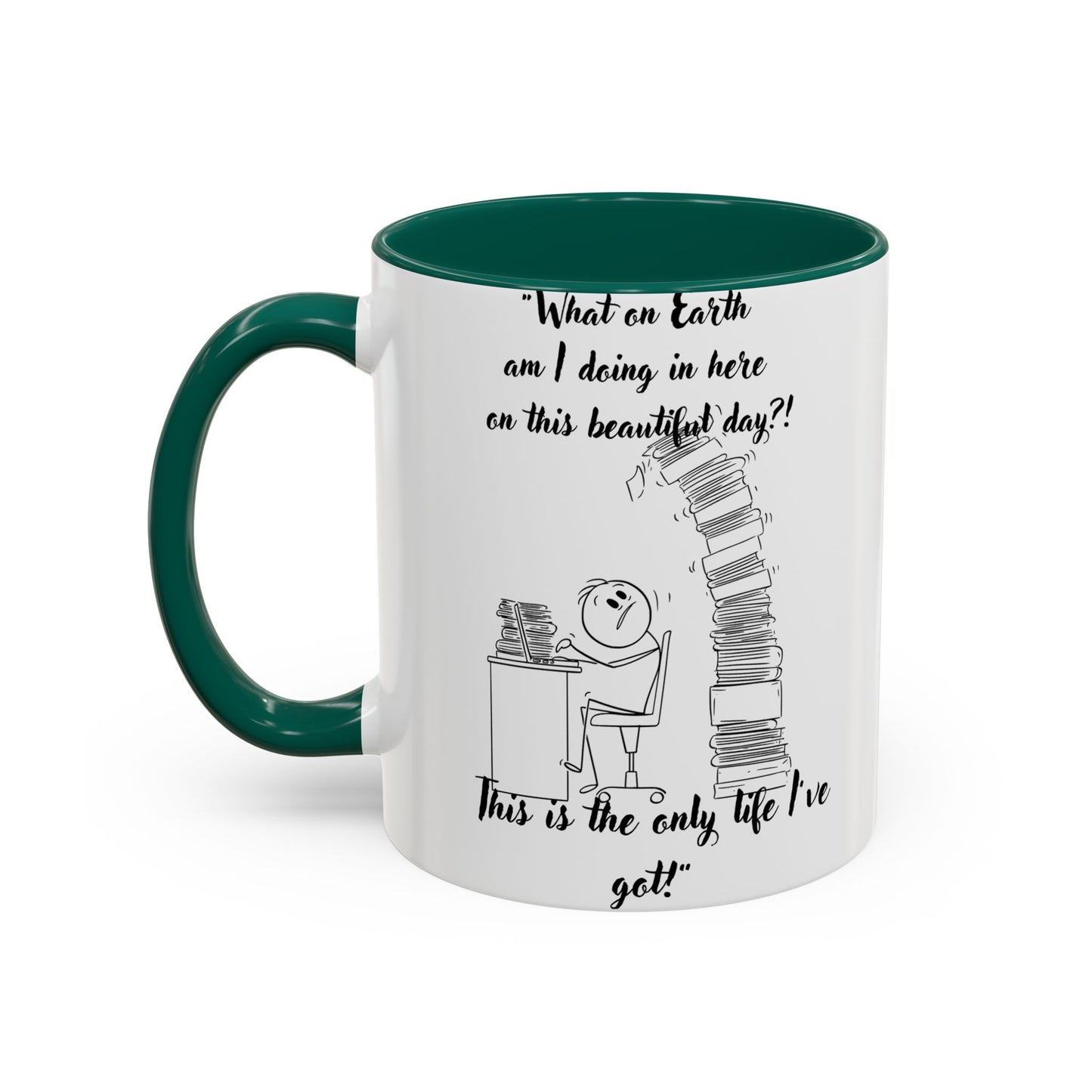What am I doing here  Coffee Mug - Perfect for Writers, Students, and Book Lovers!